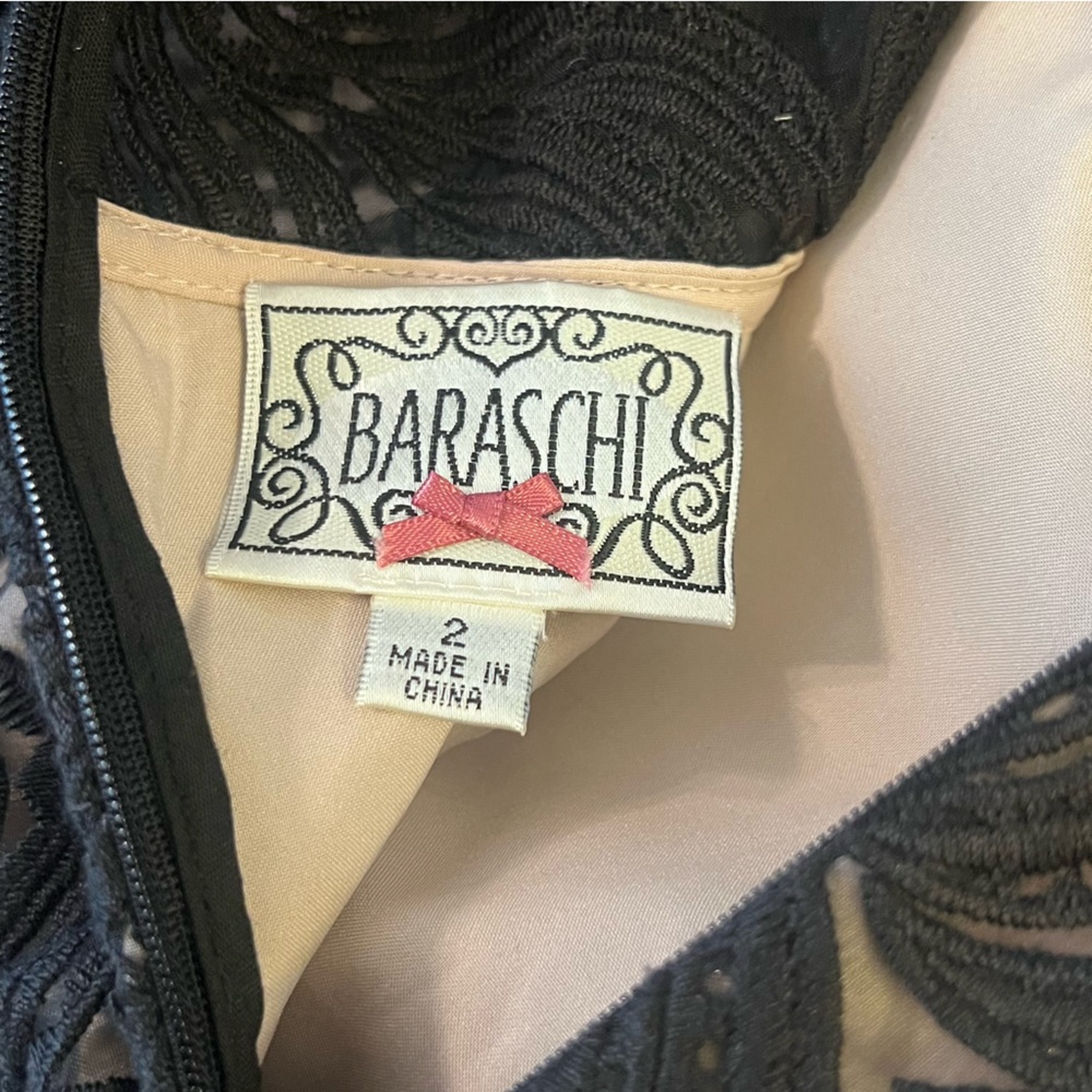 Anthropologie Yoana Baraschi Overture Black Lace Tulle Mesh Sheath Mini Dress 2 - Picture 13 of 15